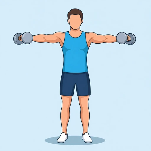Lateral raise — bitiş