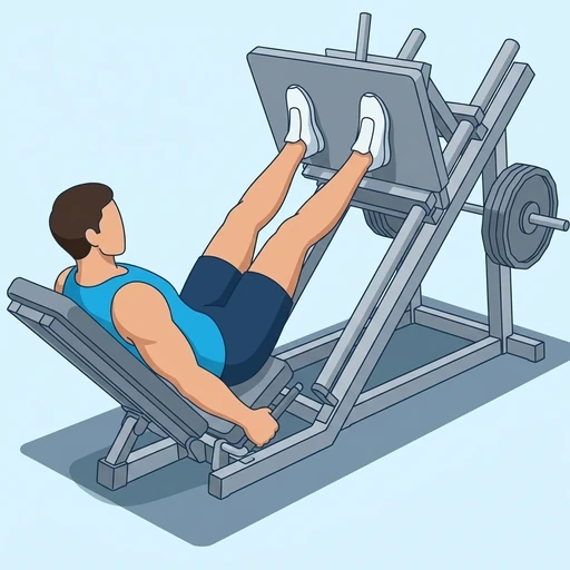 Leg press — bitiş