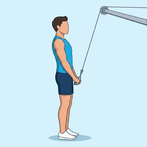 Straight-arm pulldown — bitiş